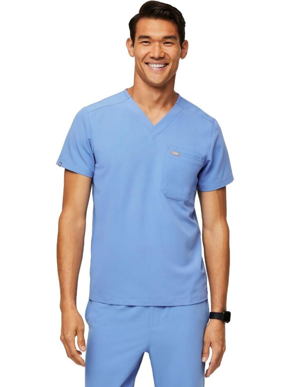 Men's Stylish Scrub Top - Comfortable, Breathable Fabric, Perfect for Healthcare